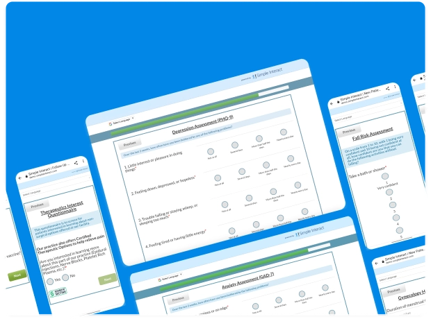 HIPAA compliant healthcare technology illustration simpleinteract