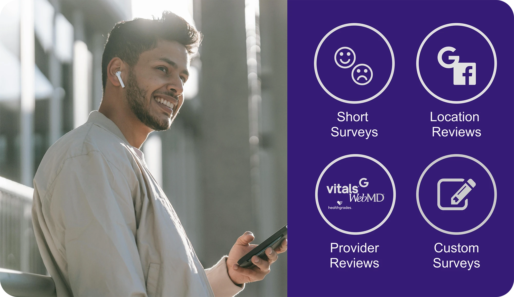 Patient feedback and survey platform simpleinteract